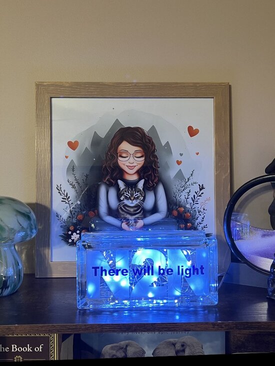 Hand Crafted Other - Handcrafted Etched Lamp